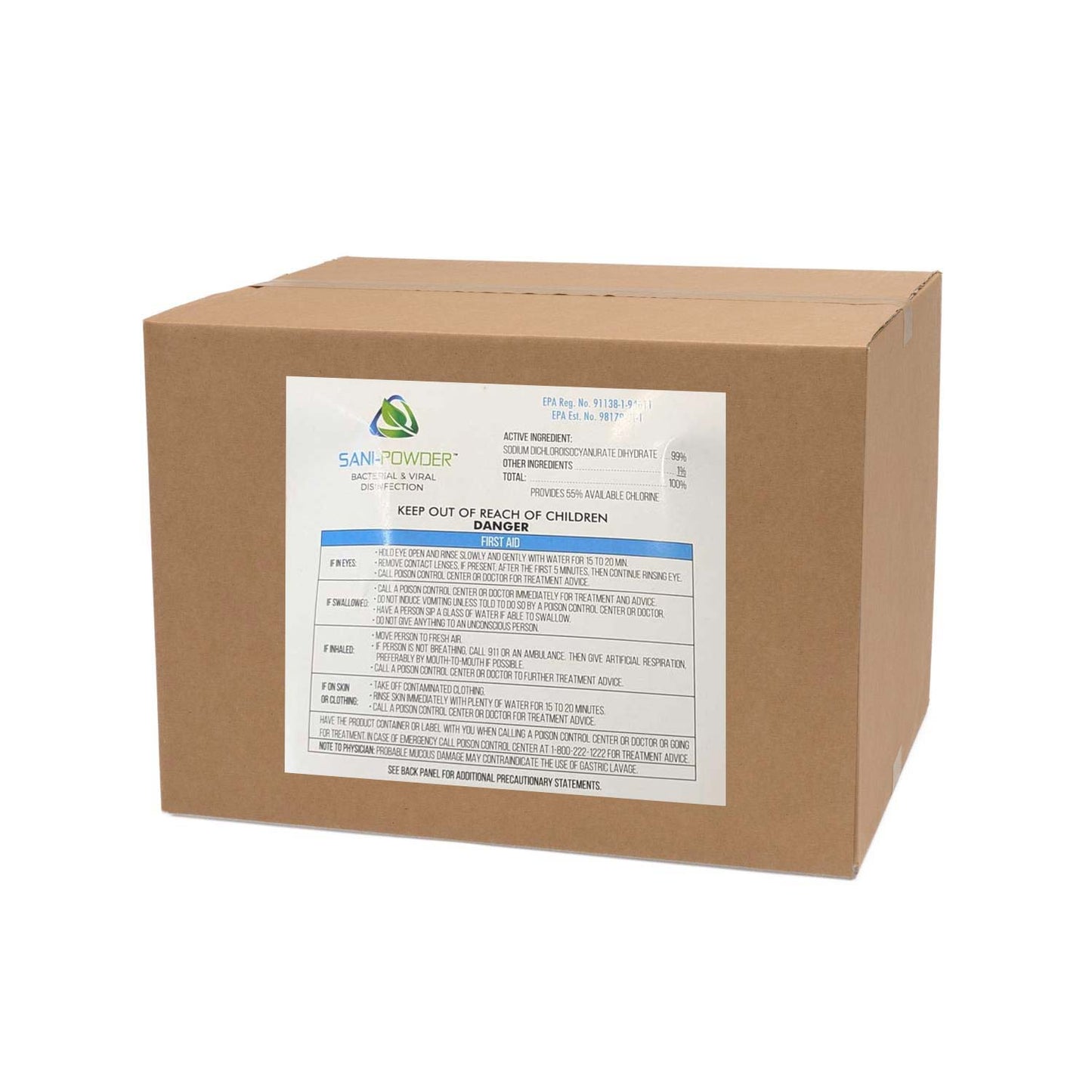 Sani-Powder Bacterial and Viral Disinfectant`