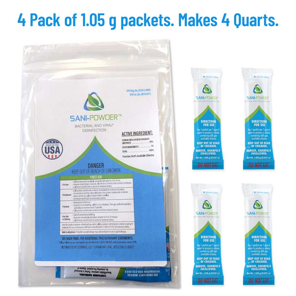 Sani-Powder Bacterial and Viral Disinfectant`