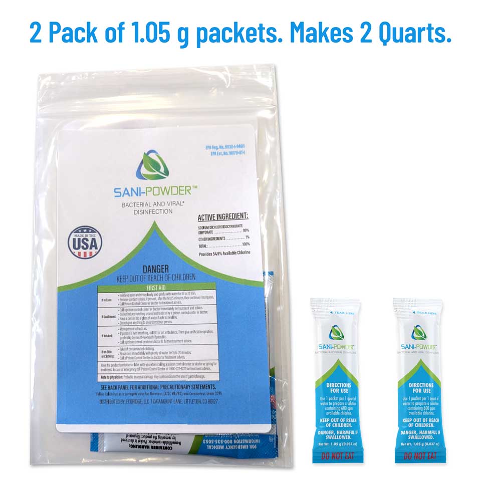 Sani-Powder Bacterial and Viral Disinfectant`